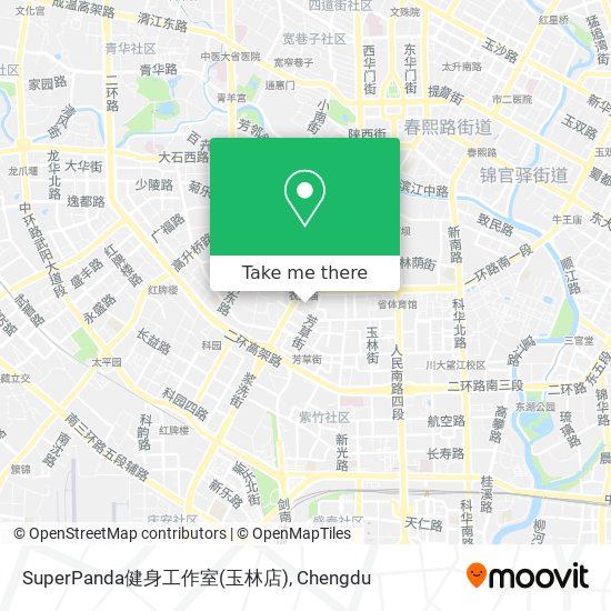 SuperPanda健身工作室(玉林店) map