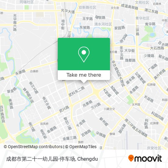 成都市第二十一幼儿园-停车场 map