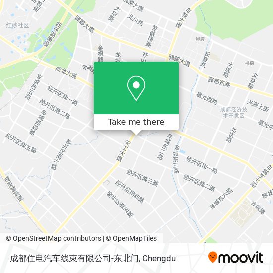 成都住电汽车线束有限公司-东北门 map