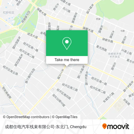 成都住电汽车线束有限公司-东北门 map