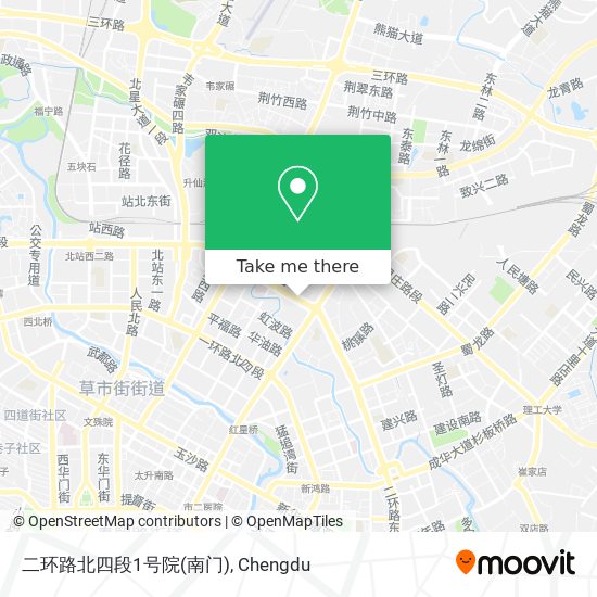 二环路北四段1号院(南门) map
