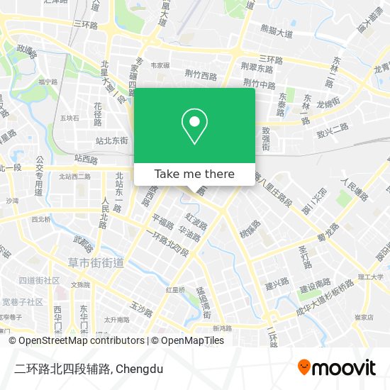 二环路北四段辅路 map