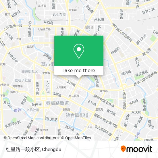 红星路一段小区 map