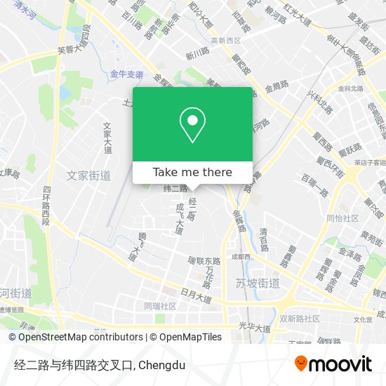 经二路与纬四路交叉口 map