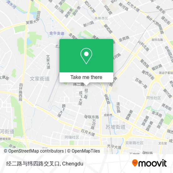 经二路与纬四路交叉口 map