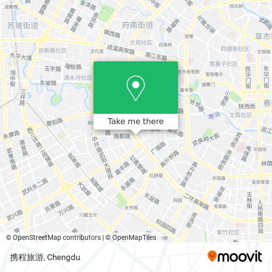 携程旅游 map