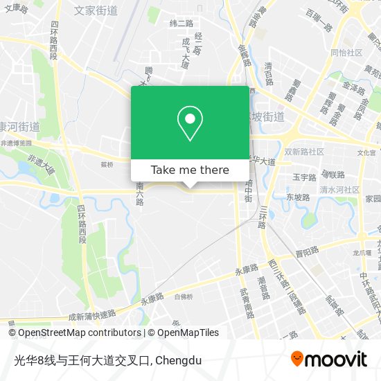 光华8线与王何大道交叉口 map