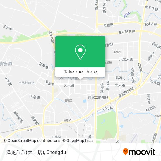 降龙爪爪(大丰店) map