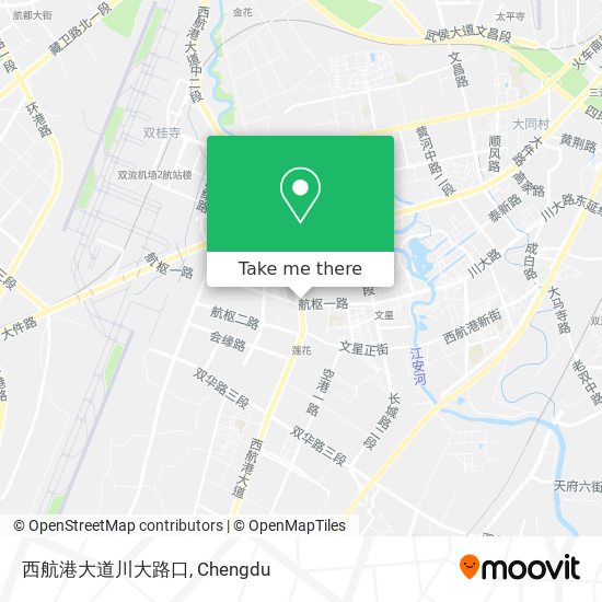 西航港大道川大路口 map