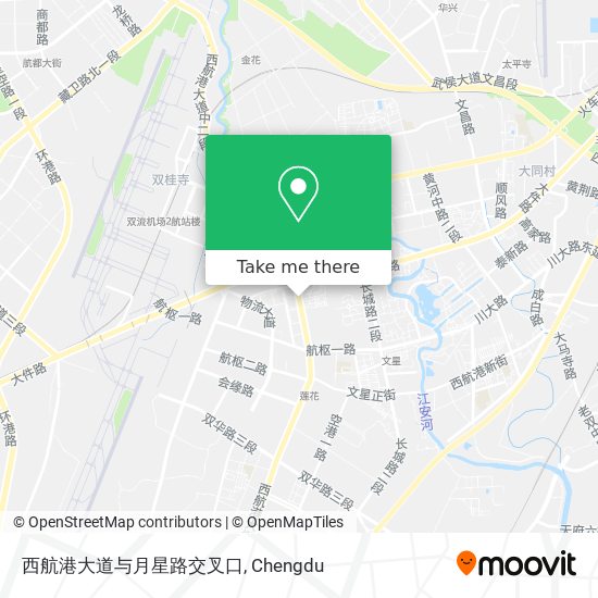 西航港大道与月星路交叉口 map