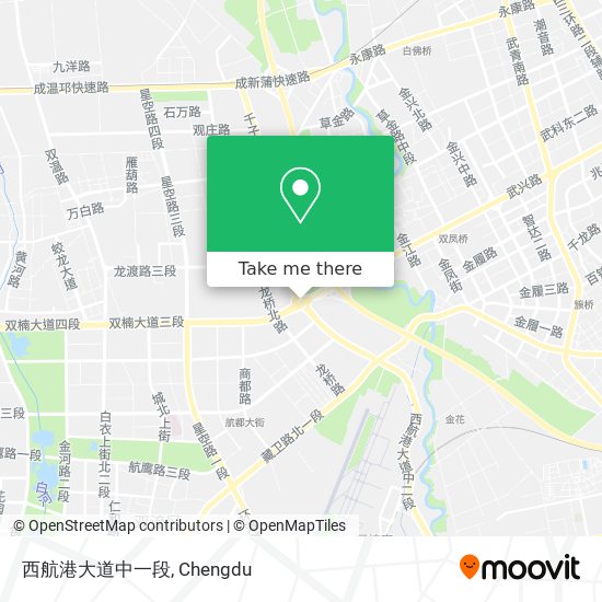 西航港大道中一段 map
