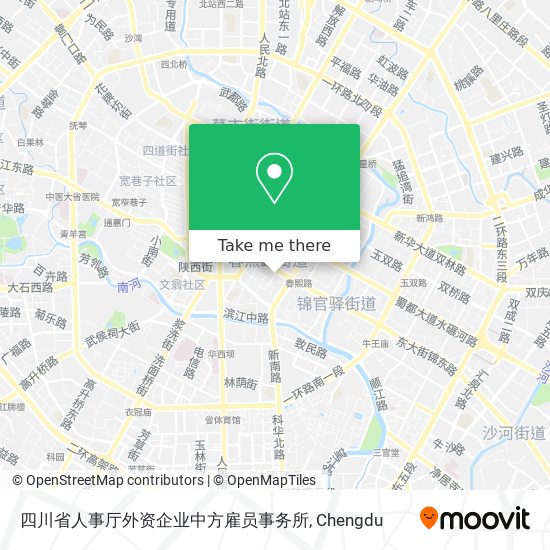 四川省人事厅外资企业中方雇员事务所 map