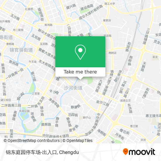 锦东庭园停车场-出入口 map