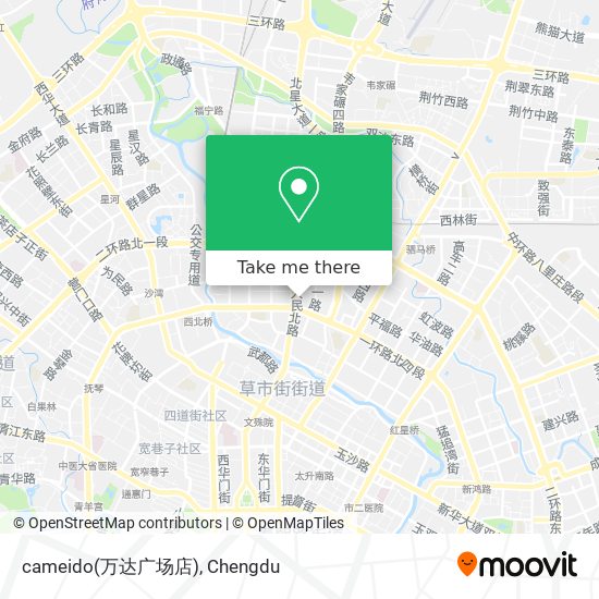 cameido(万达广场店) map