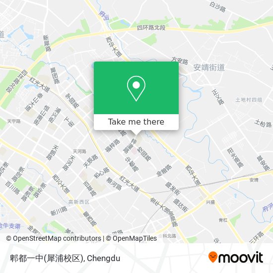 郫都一中(犀浦校区) map