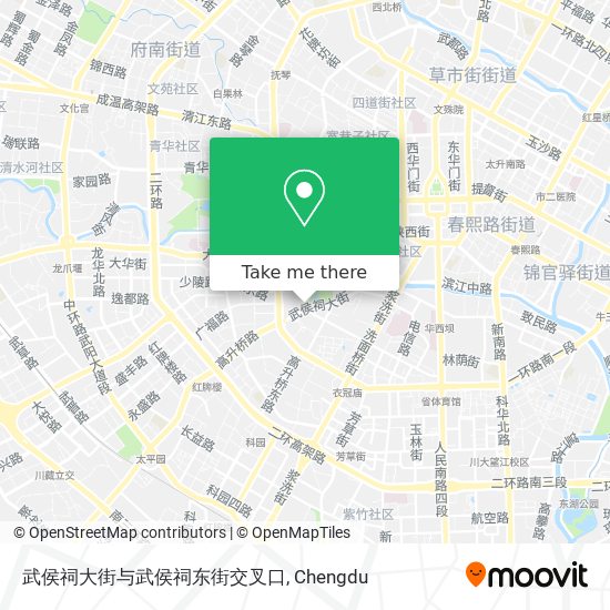 武侯祠大街与武侯祠东街交叉口 map