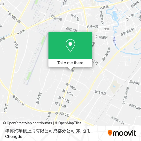 华博汽车镜上海有限公司成都分公司-东北门 map