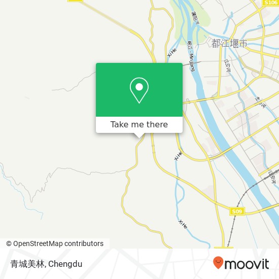 青城美林 map