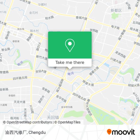 渝西汽修厂 map