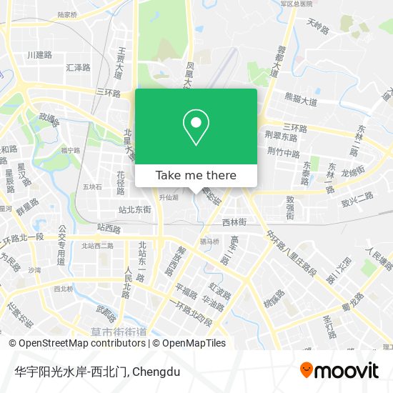 华宇阳光水岸-西北门 map