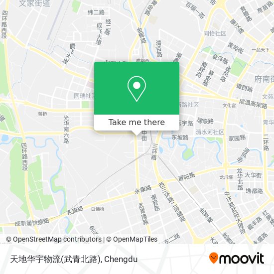 天地华宇物流(武青北路) map