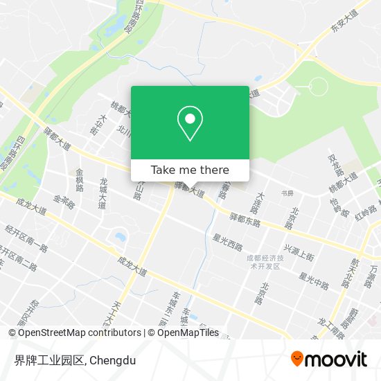 界牌工业园区 map