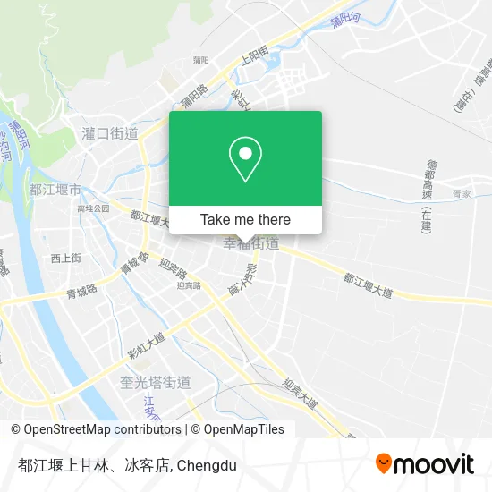都江堰上甘林、冰客店 map