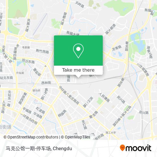 马克公馆一期-停车场 map