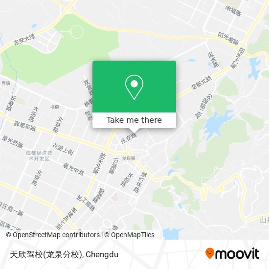 天欣驾校(龙泉分校) map