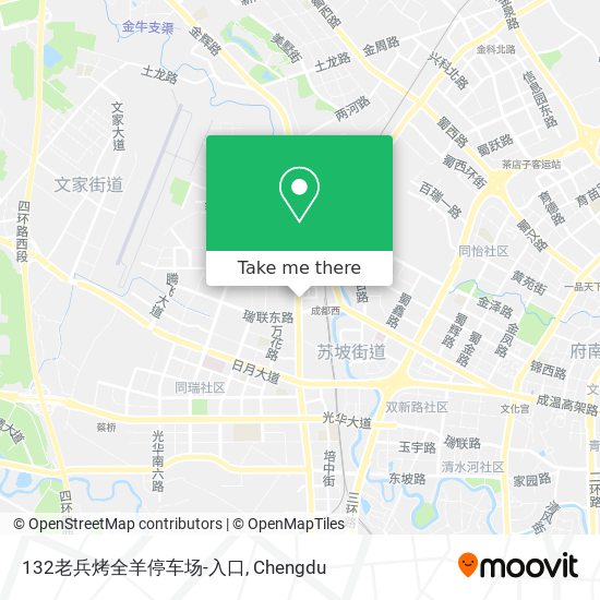 132老兵烤全羊停车场-入口 map