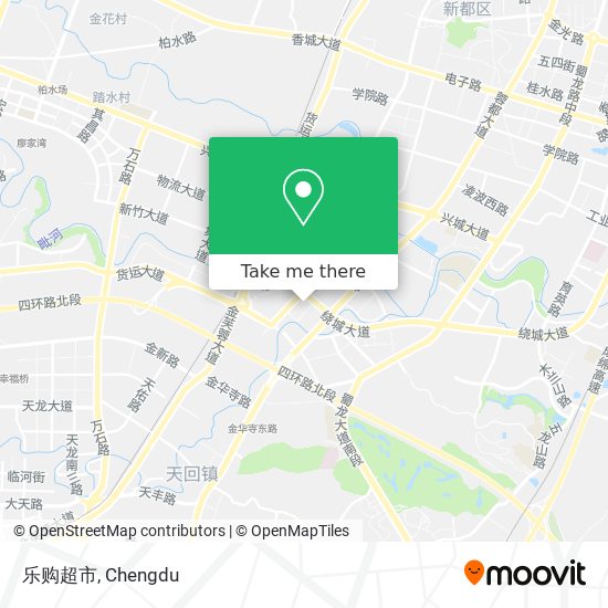 乐购超市 map