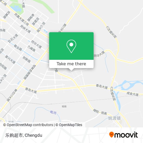 乐购超市 map