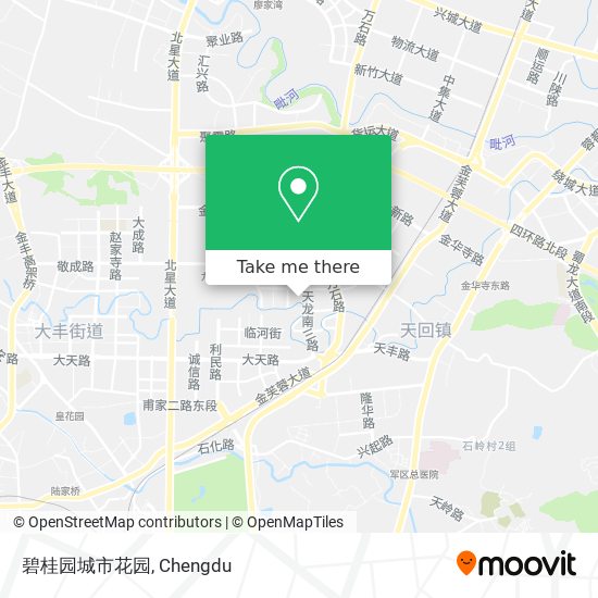 碧桂园城市花园 map