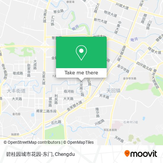 碧桂园城市花园-东门 map