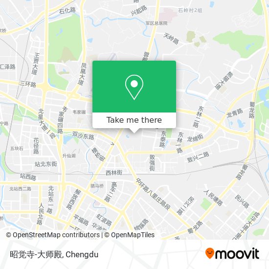 昭觉寺-大师殿 map