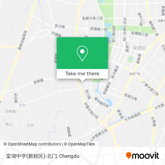 棠湖中学(新校区)-北门 map