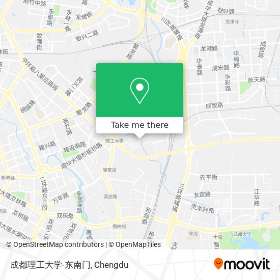 成都理工大学-东南门 map