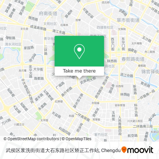 武侯区浆洗街街道大石东路社区矫正工作站 map
