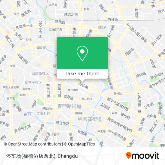 停车场(福德酒店西北) map