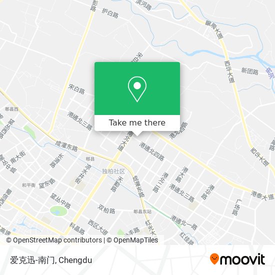 爱克迅-南门 map