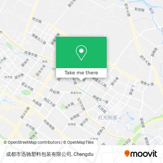 成都市迅驰塑料包装有限公司 map