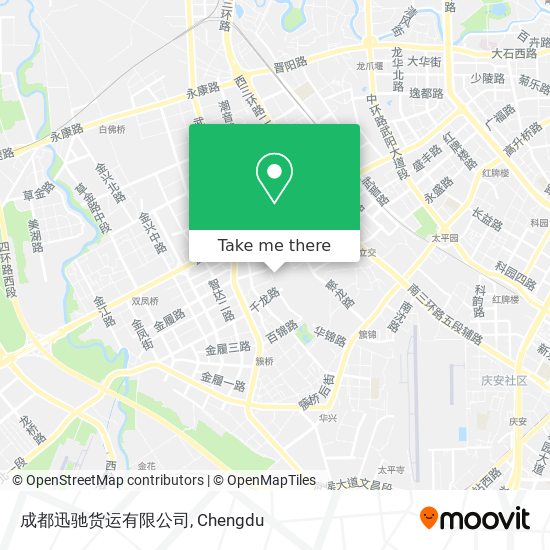 成都迅驰货运有限公司 map