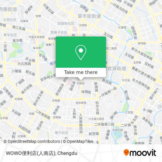 WOWO便利店(人南店) map