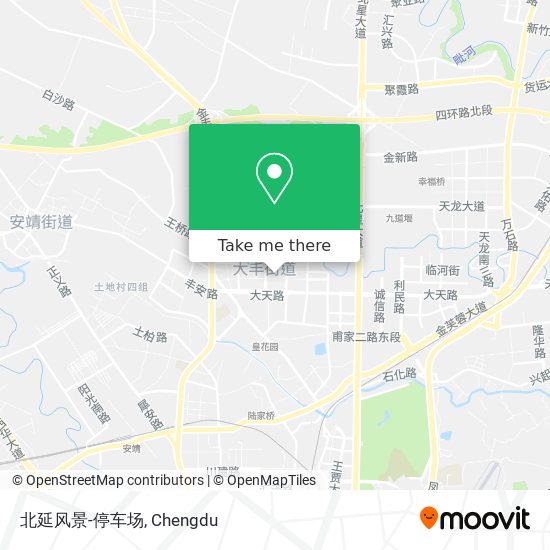 北延风景-停车场 map
