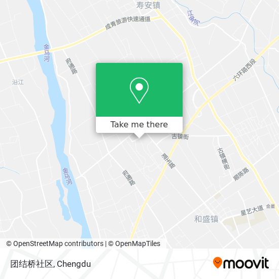 团结桥社区 map