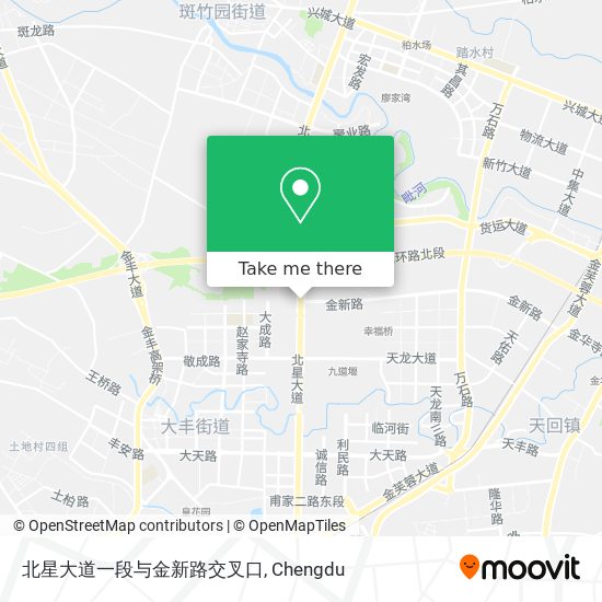 北星大道一段与金新路交叉口 map