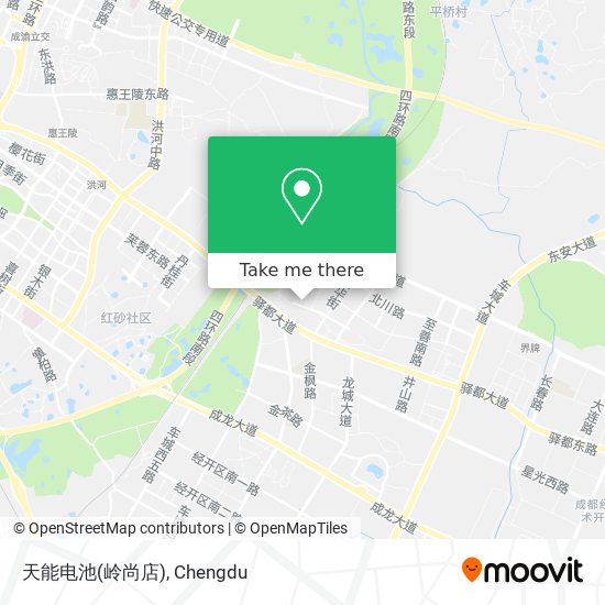 天能电池(岭尚店) map