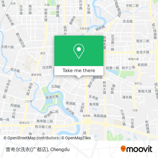 蕾奇尔洗衣(广都店) map