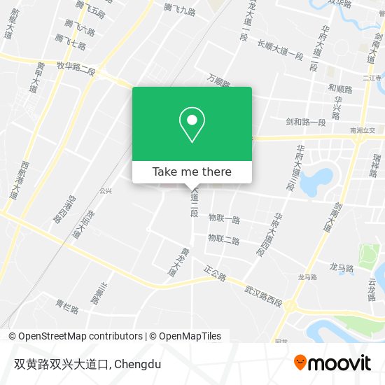 双黄路双兴大道口 map