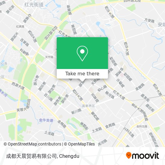 成都天晨贸易有限公司 map